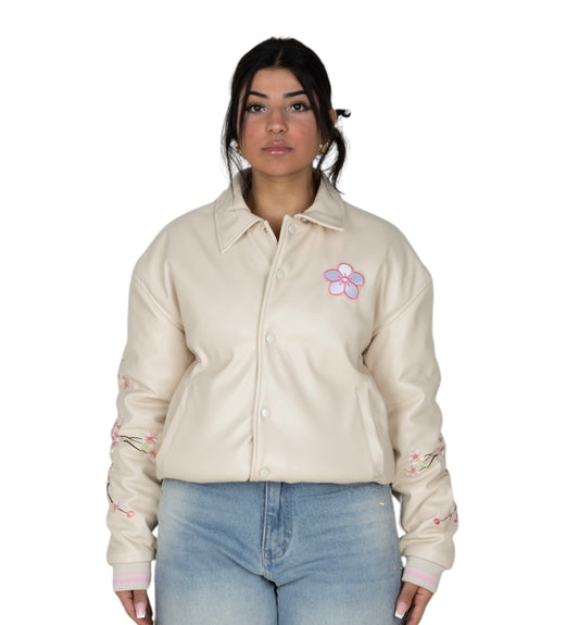 BLOSSOM LEATHER JACKET
