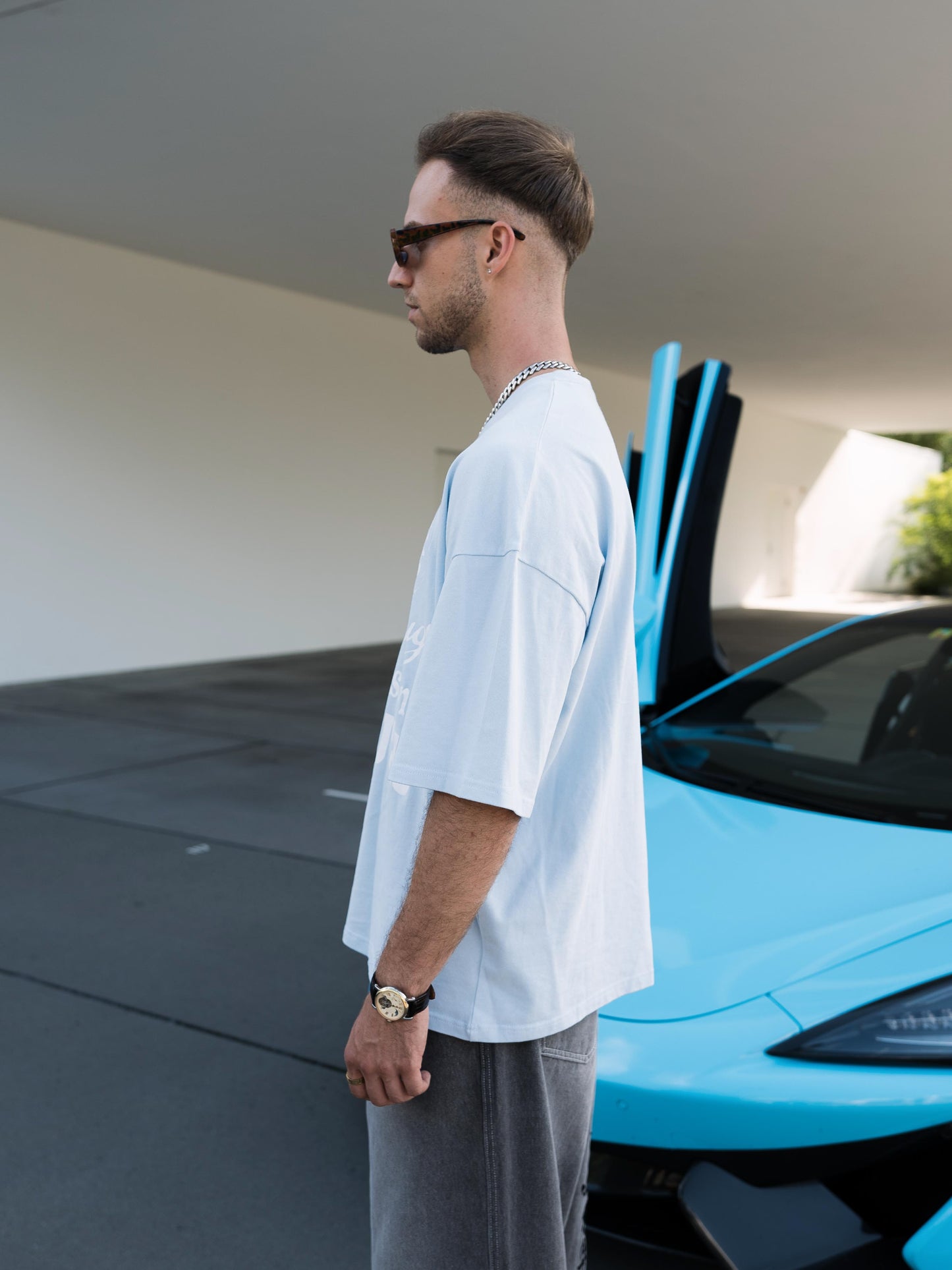 ONE LIE TEE BABYBLUE