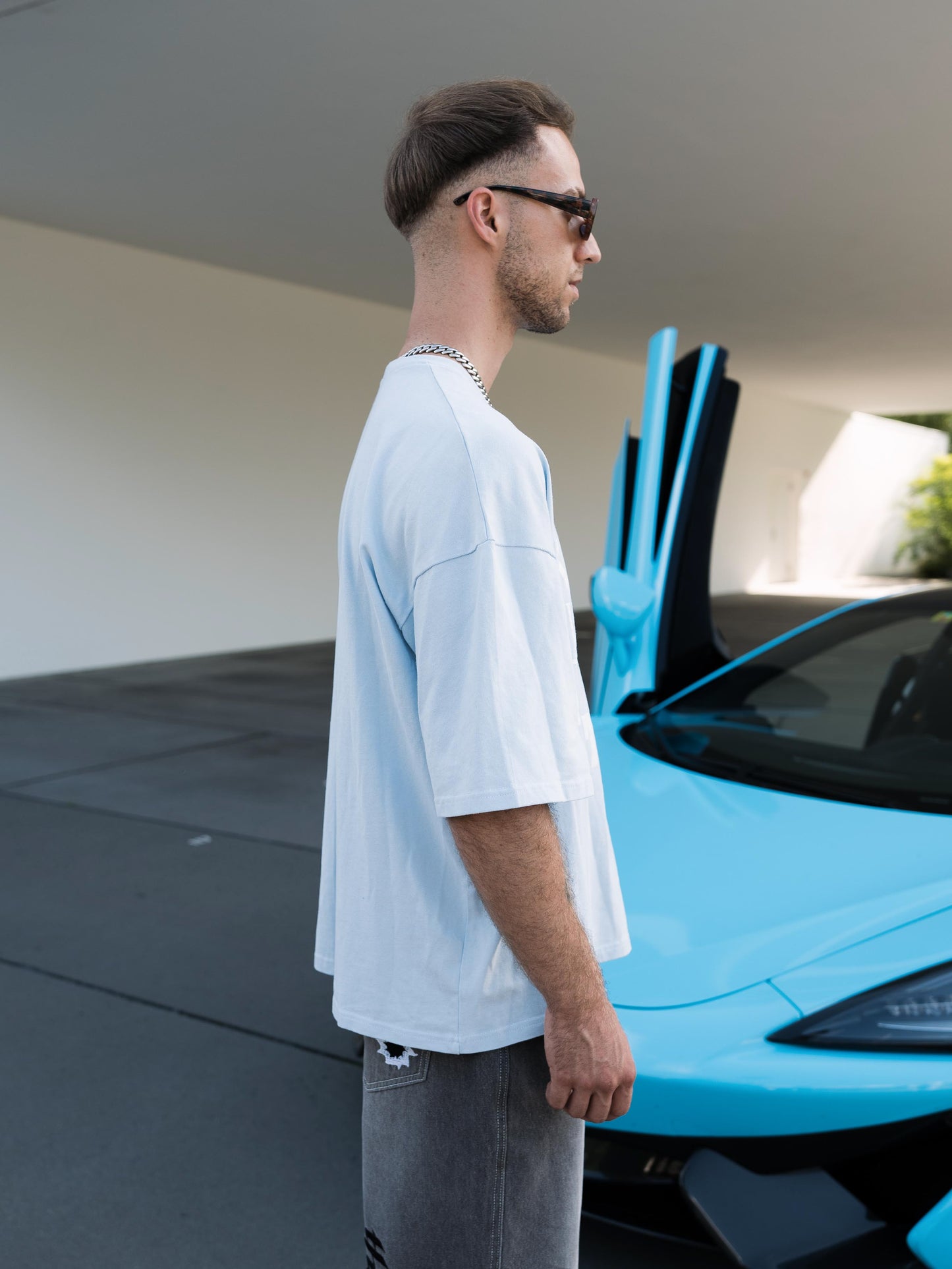 ONE LIE TEE BABYBLUE